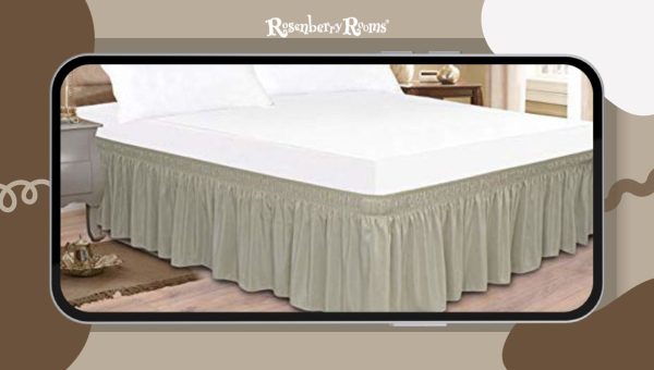 Biscaynebay Wrap Around Adjustable Elastic Dust Bed