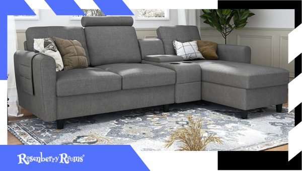 HONBAY Reversible Sectional Sofa