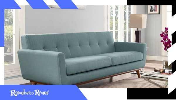 Modway Engage Mid-Century Modern Fabric Sofa