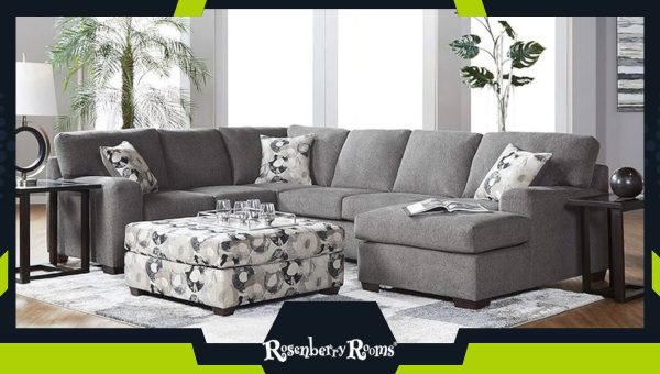 Roundhill Furniture Sectional with Storage