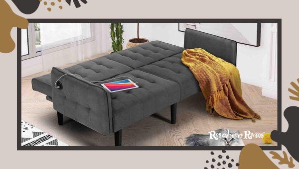TYBOATLE Modern Linen Sofa with USB Ports