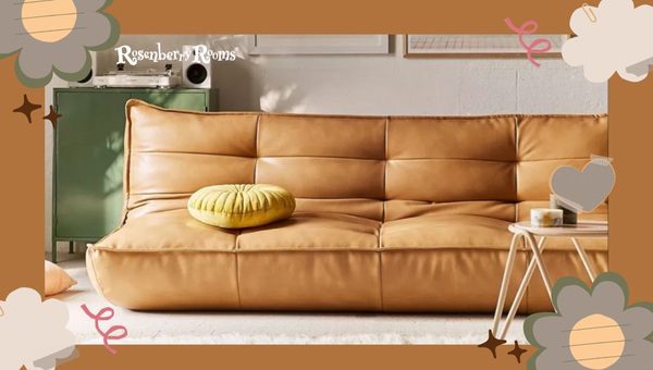 Urbanoutfitters Greta Recycled Leather XL Sleeper Sofa