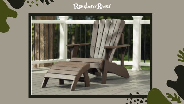 Adirondack Chair with Ottoman