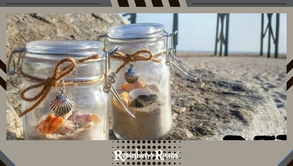 Beach Sand Memory Jars