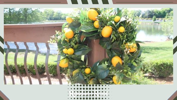 DIY Lemon Wreath