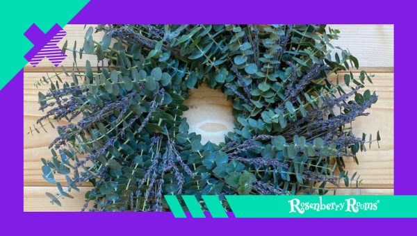 Fresh Lavender and Eucalyptus Wreath