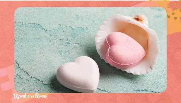 Heart-shaped Bath Bombs