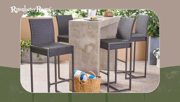 Millie Wicker Bar Stool