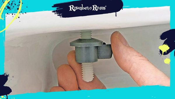 Tightening a wobbly toilet