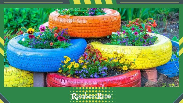 Upcycled Tire Planter