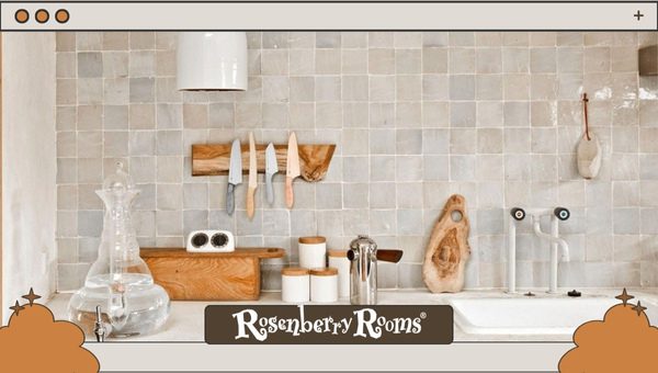 Andalusian White Zellige Backsplash