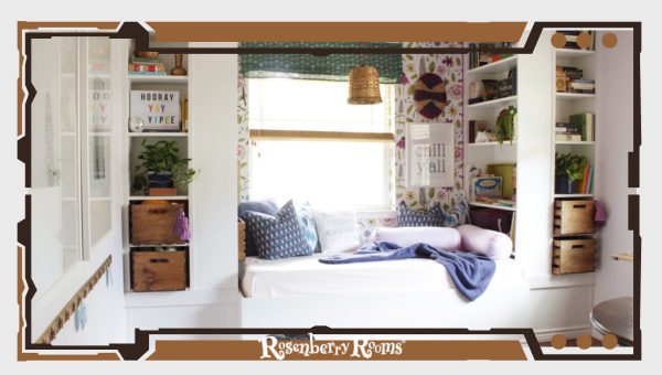 Daybed with Built-In Shelving