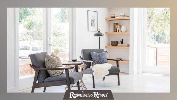 Peaceful reading nooks with oversized chairs and natural light