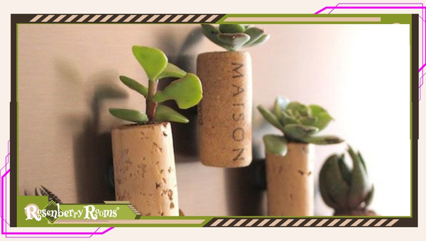 Recycled Wine Cork Planters