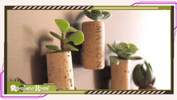 Recycled Wine Cork Planters