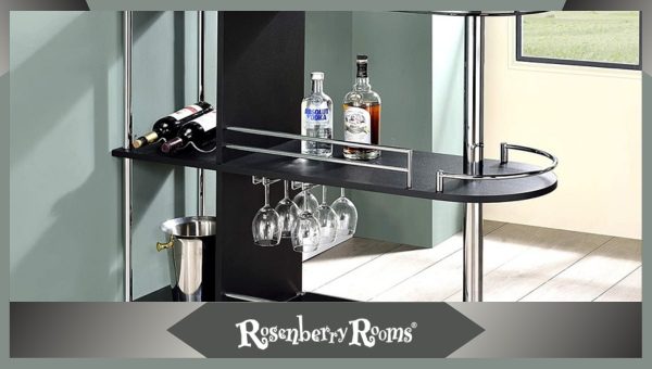 Sleek Glass Bar Table