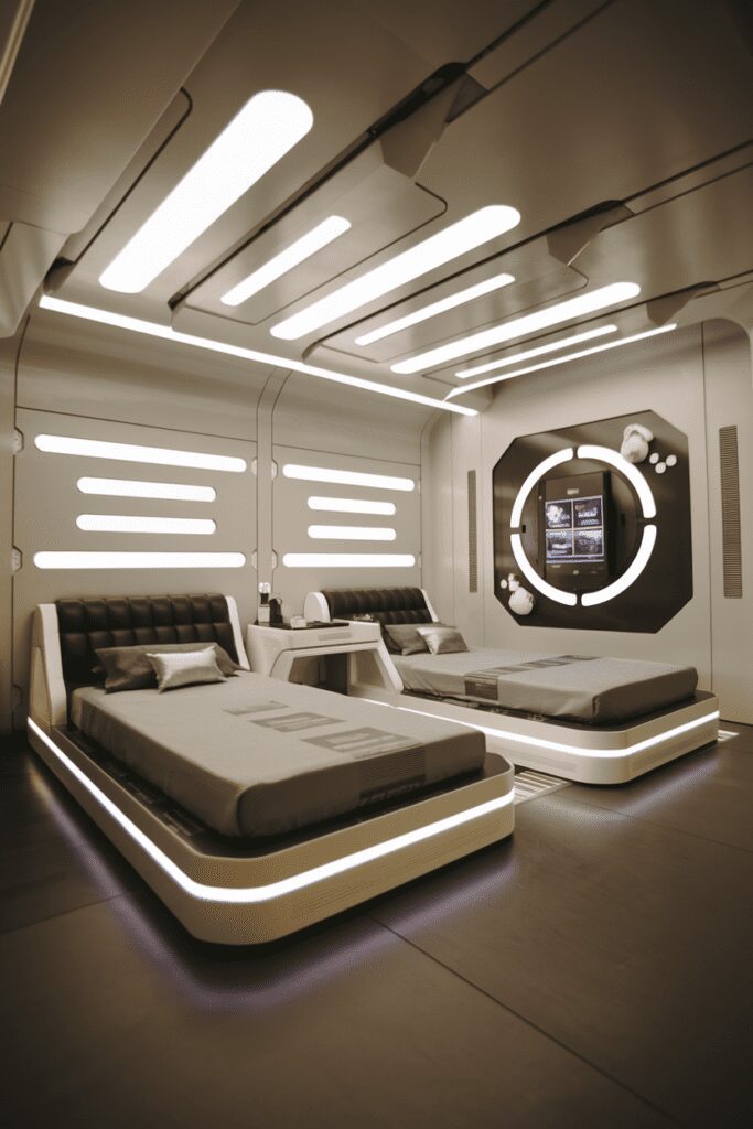 0004 3 a photo of a futuristic bedroom with two WmgyioRuTI2IEXDaBwOFEw yucUWhzeSoSQsLLFb peMg 1