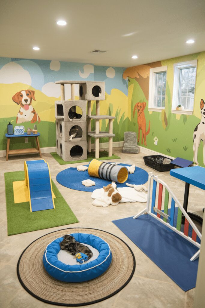 Basement Room Ideas: Pet Paradise Playroom