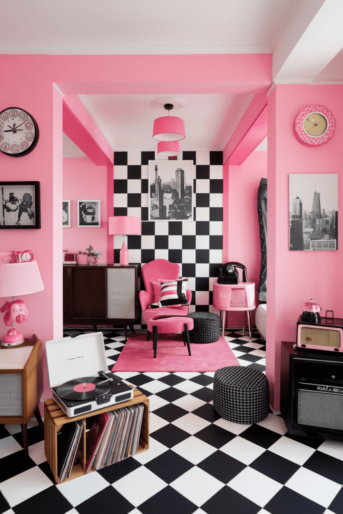 0011 1 a retro inspired room with a pink and bl QxPfutRQ5muwpk1V7f3PQ lHfnT5tGTuS3bY5cSPoiHQ 1