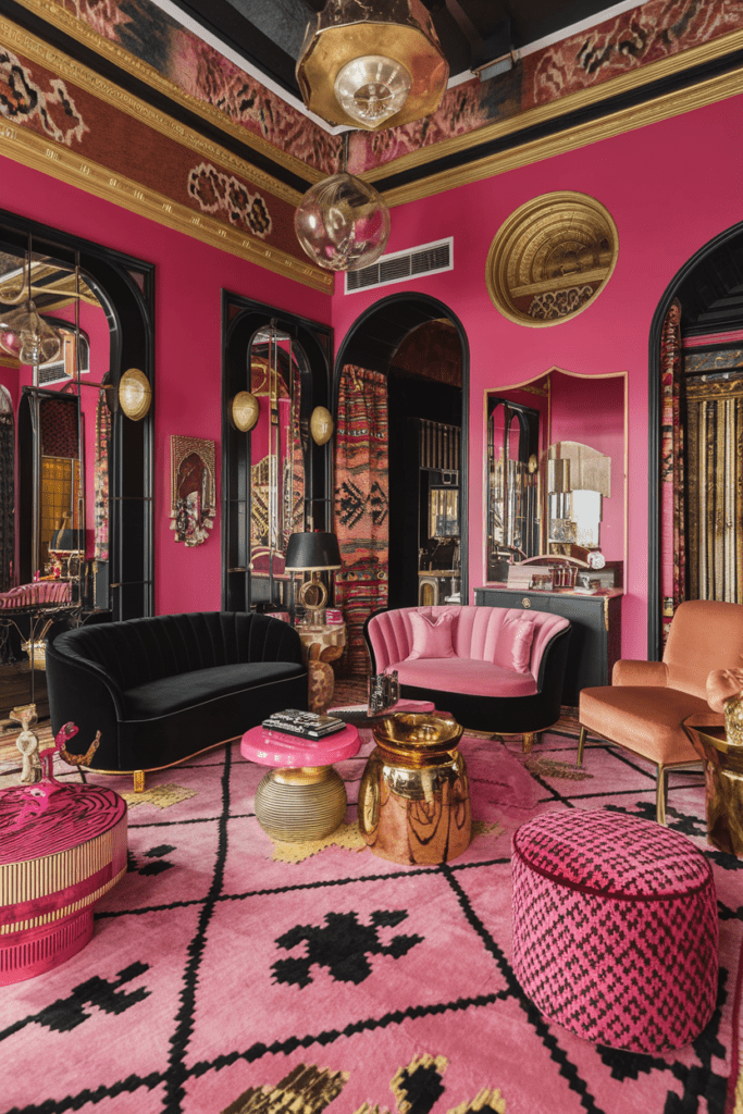 0015 2 a bohemian inspired room with a pink and NZ1VgEOATdecAqftdZ4kvQ lKB14WlqQ02mmwnBRZSUyA 1