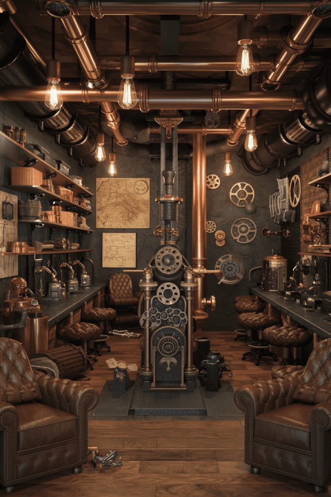Fantasy Rooms Ideas: Steampunk Laboratory
