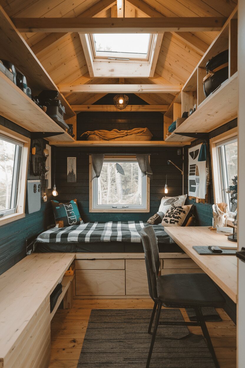 30+ Tiny Cabins Interior Ideas | Beautiful, Compact Living