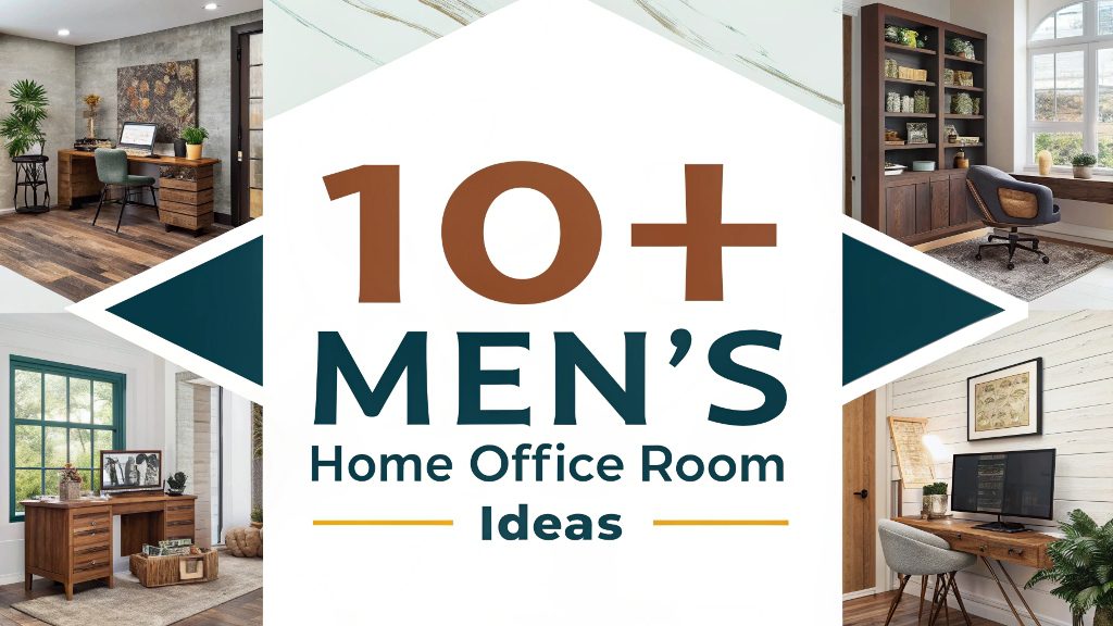 Men's Home Office Room Ideas