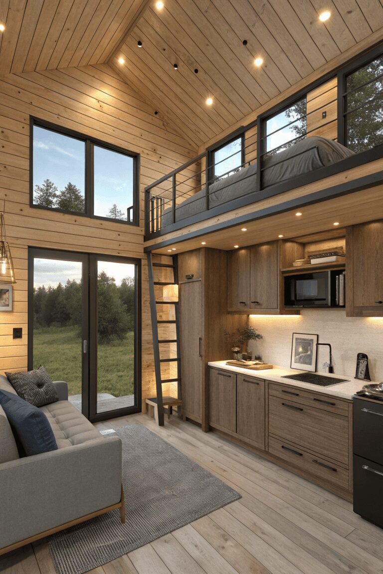30+ Tiny Cabins Interior Ideas | Beautiful, Compact Living