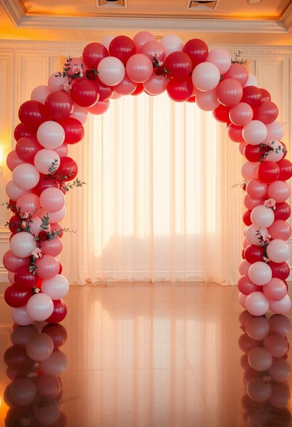Genius Valentine's Day Decor Ideas: Beautiful Balloon Arch