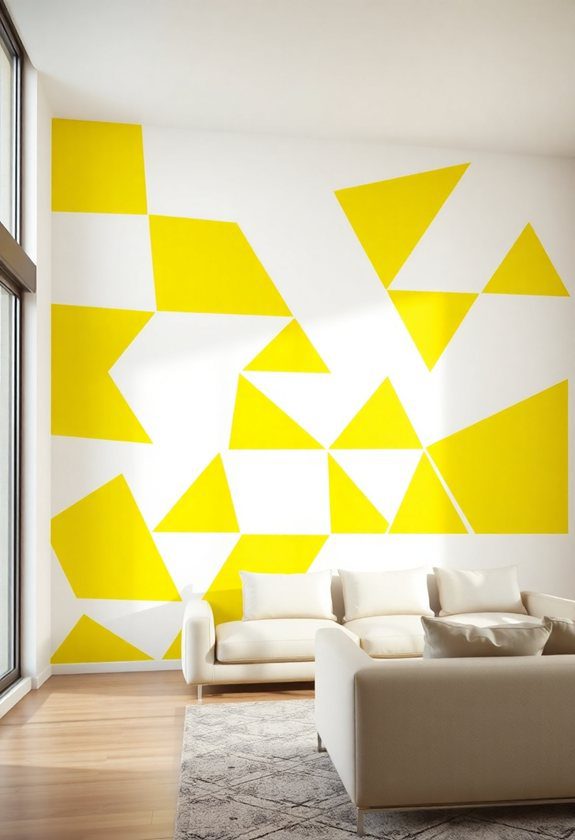 Wall Paintings Idea: Geometric Shapes