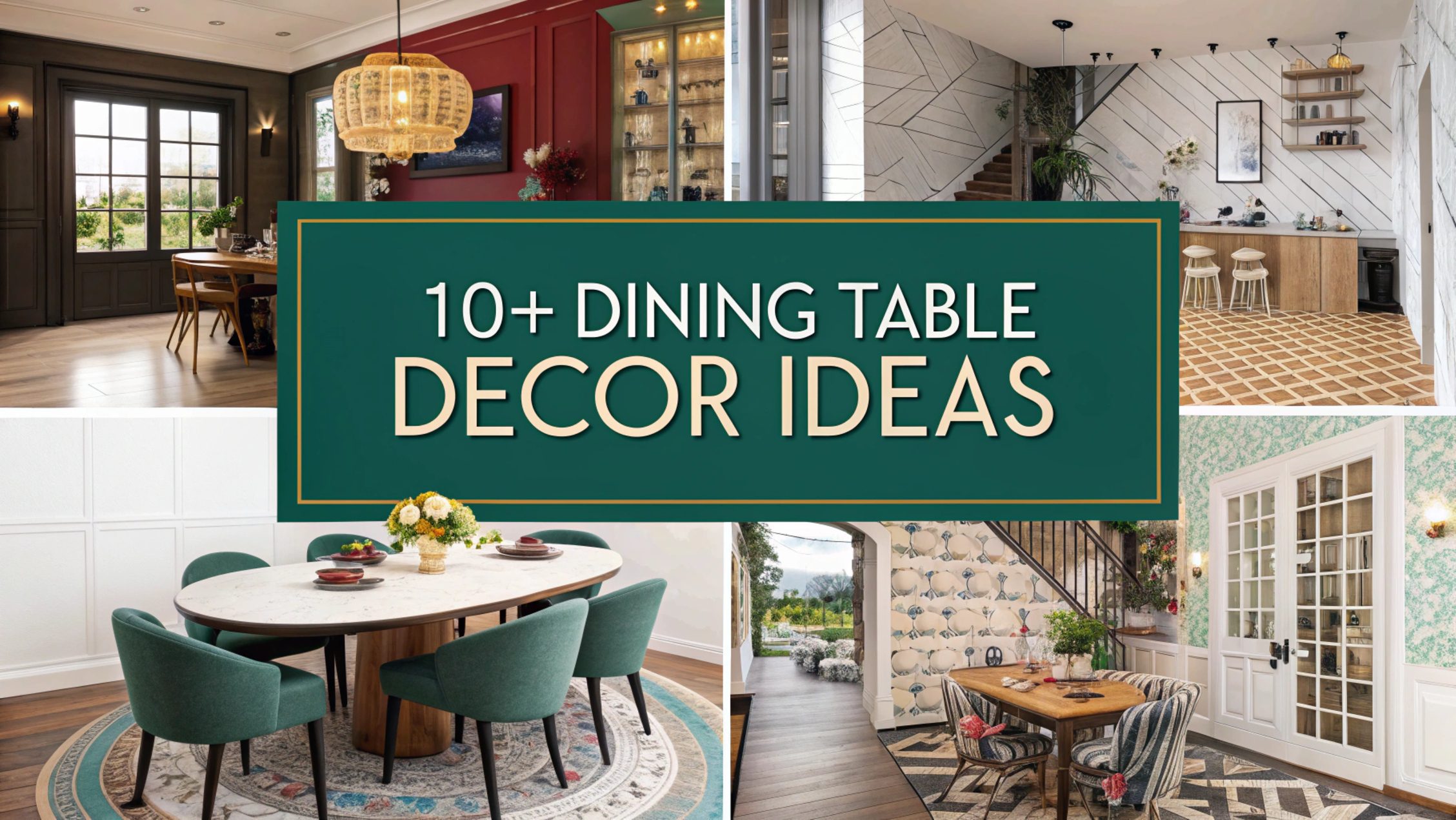Dining Table Decor Ideas