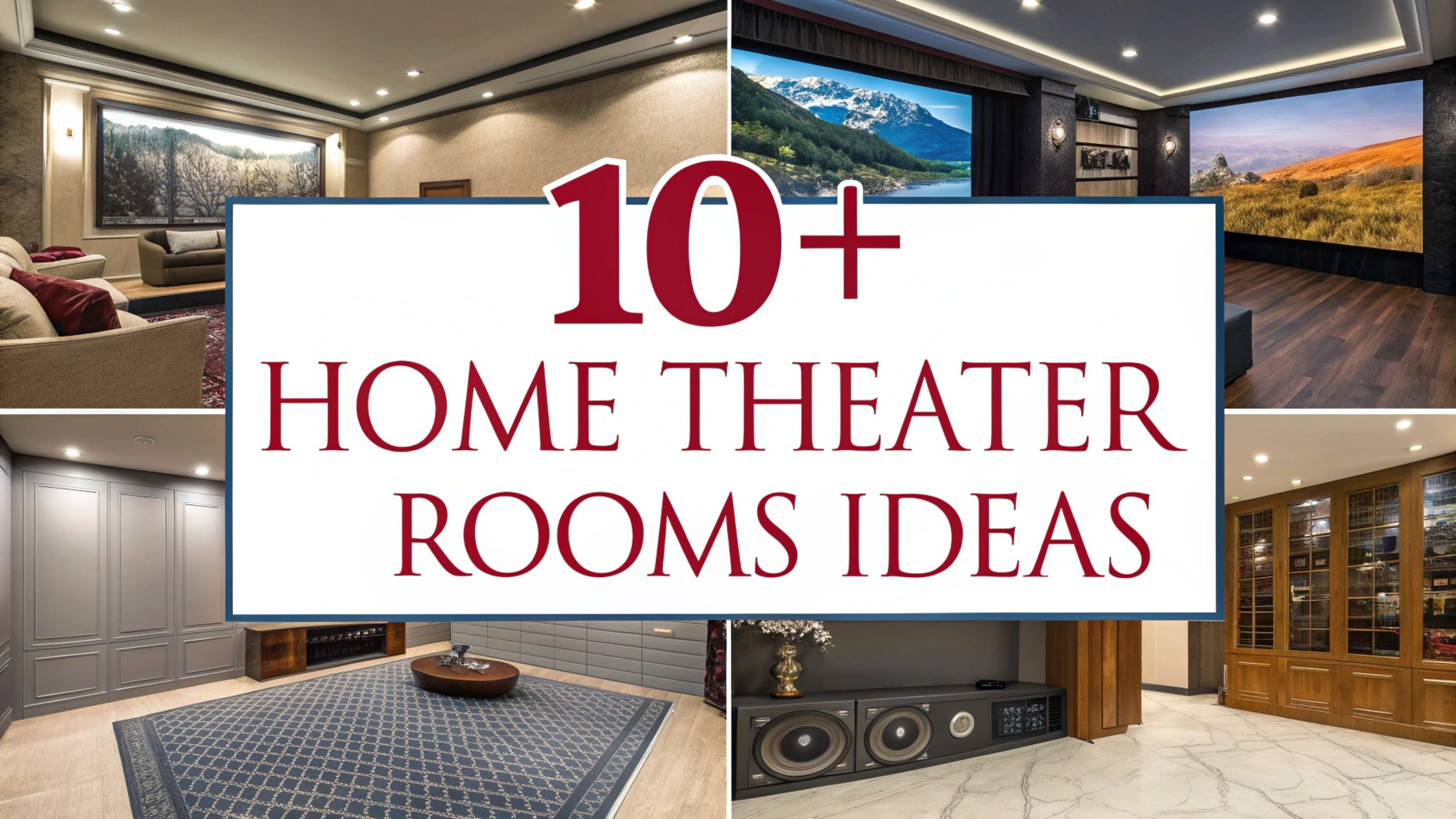 Home Theater Rooms Ideas