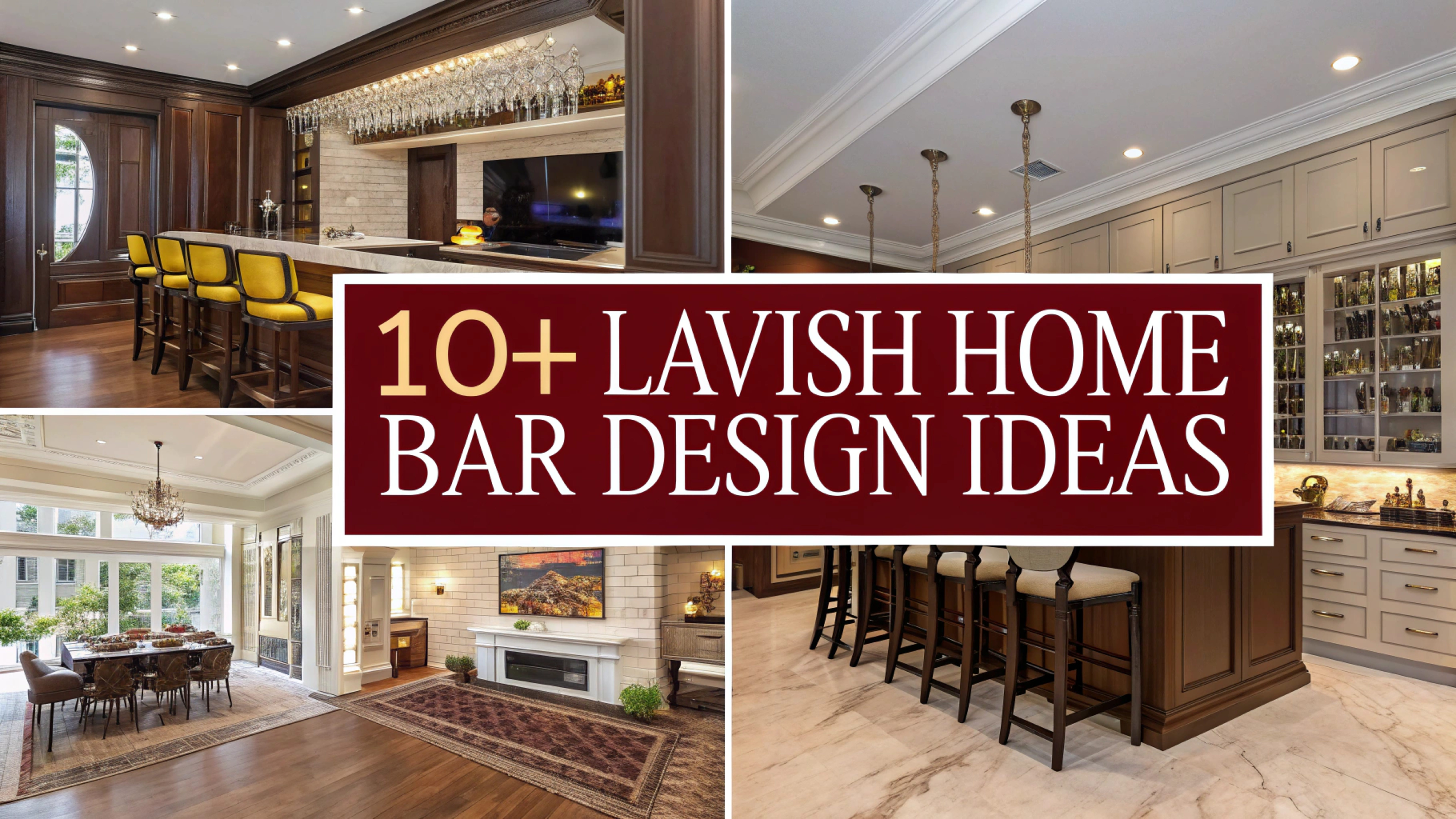 Lavish Home Bar Design Ideas