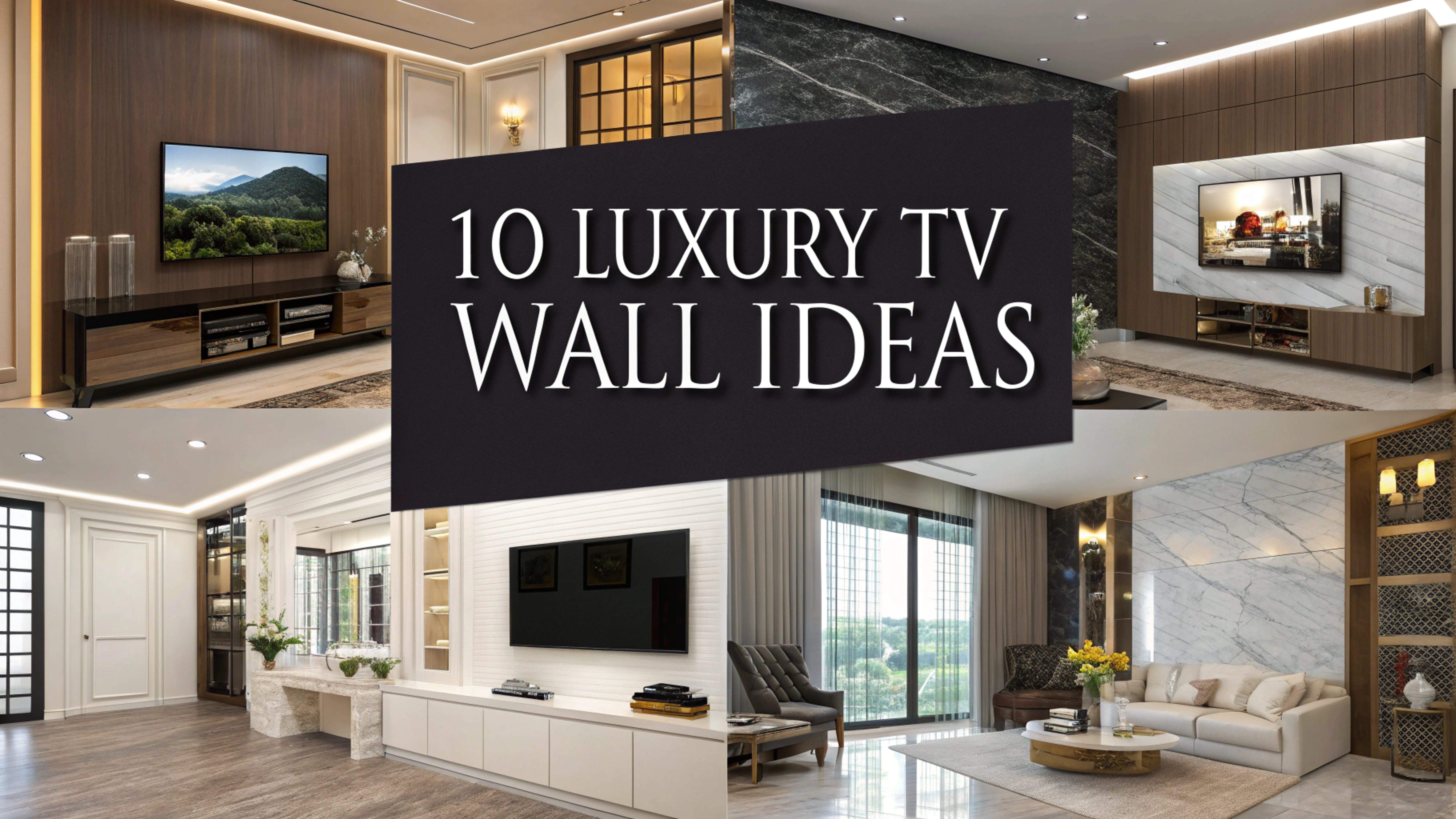 Luxury TV Wall Ideas