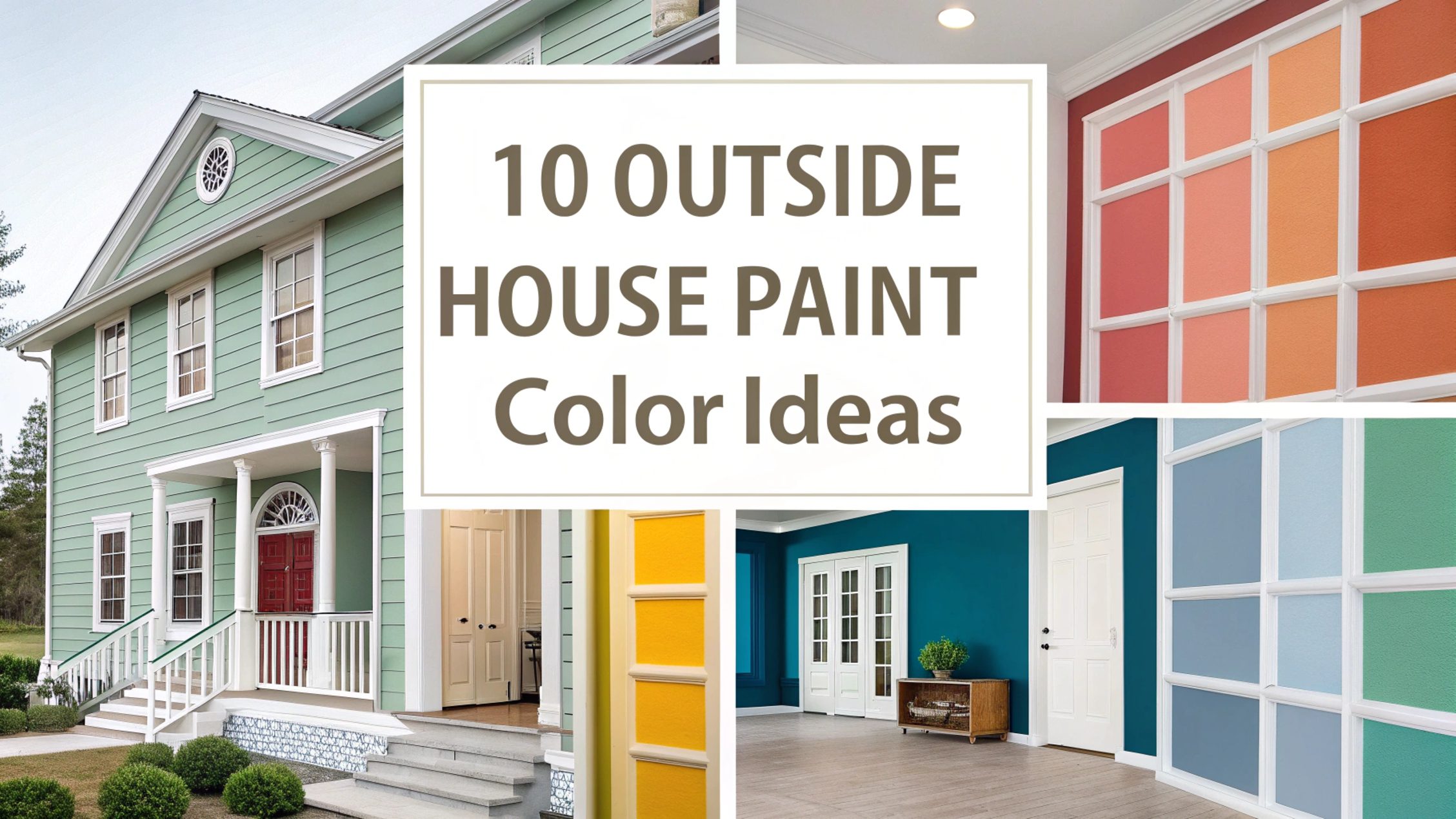 Outside House Paint Color Ideas