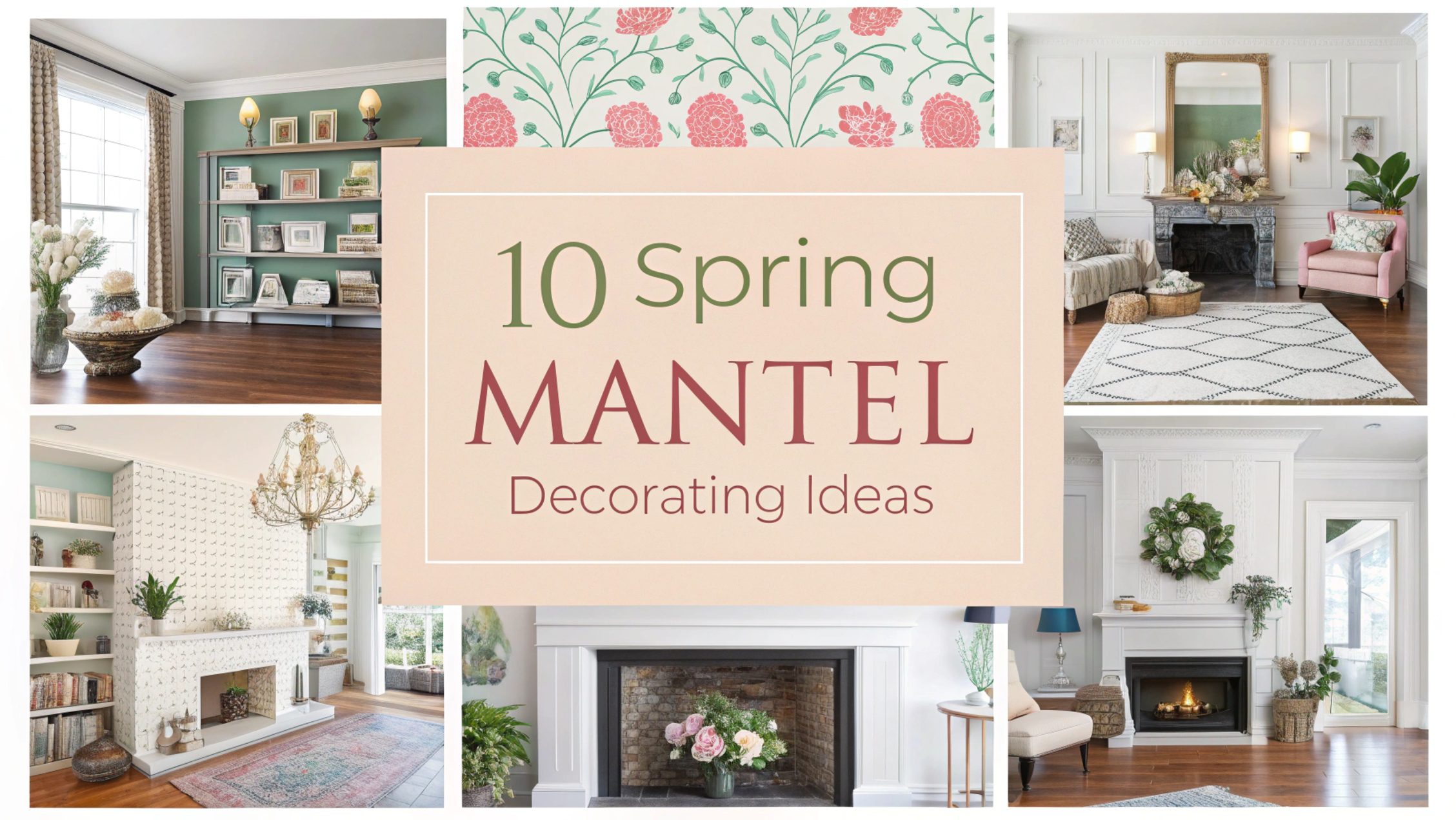 Spring Mantel Decorating Ideas