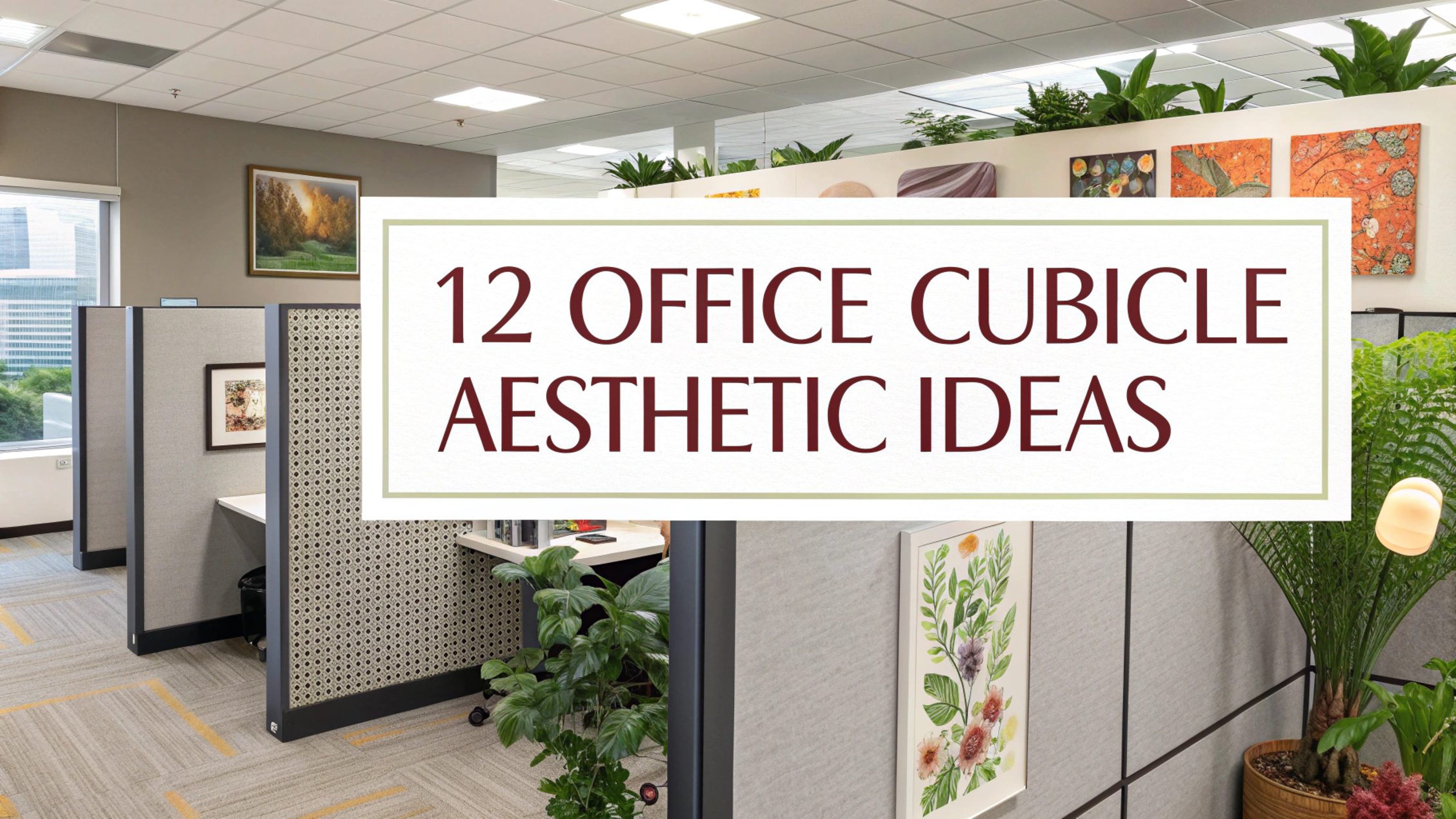 Office Cubicle Aesthetic Ideas