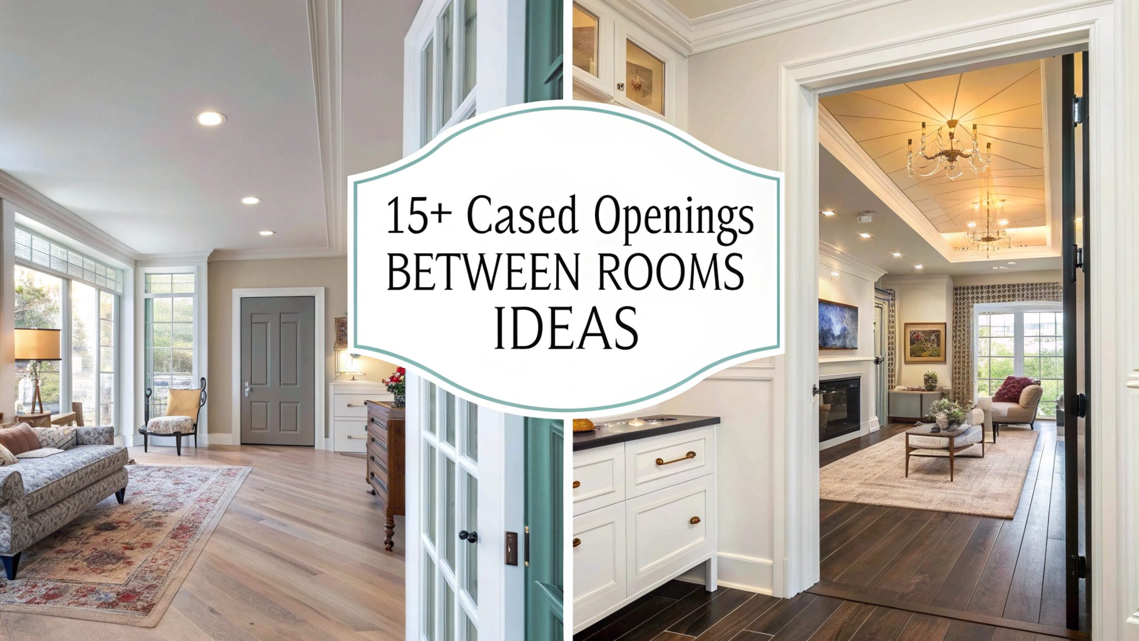 Cased Openings Between Rooms Ideas