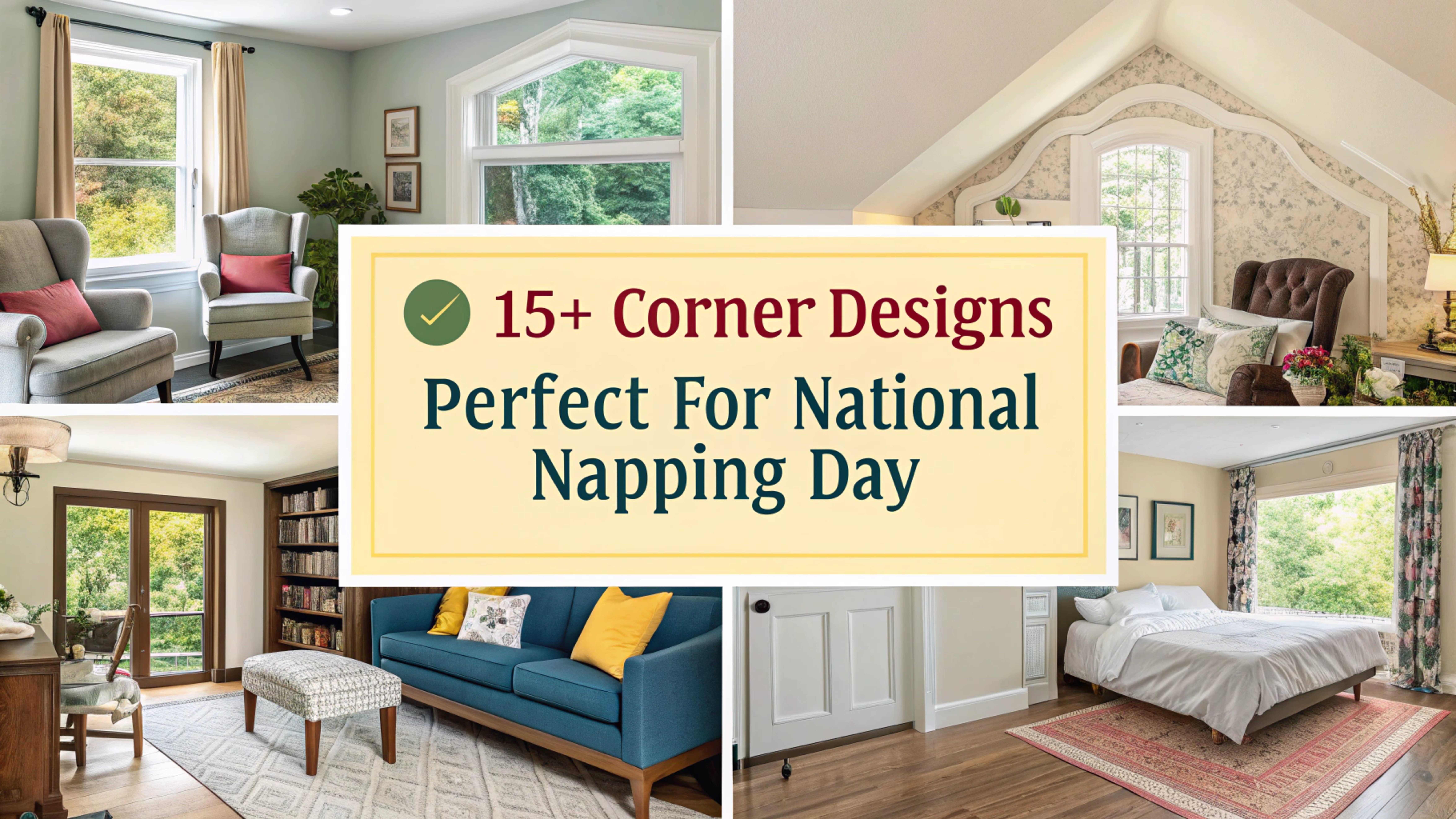 Corner Designs Perfect for National Napping Day