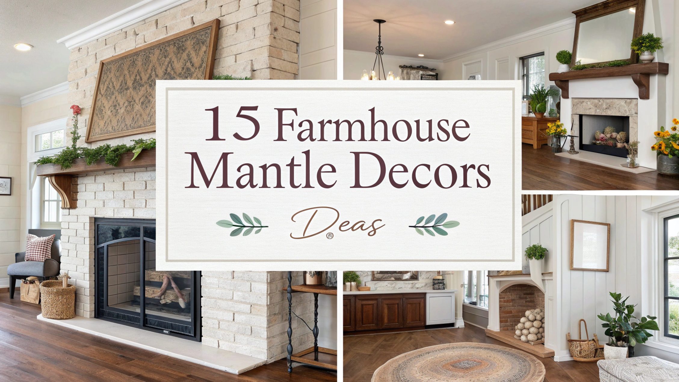 Farmhouse Mantle Decor Ideas