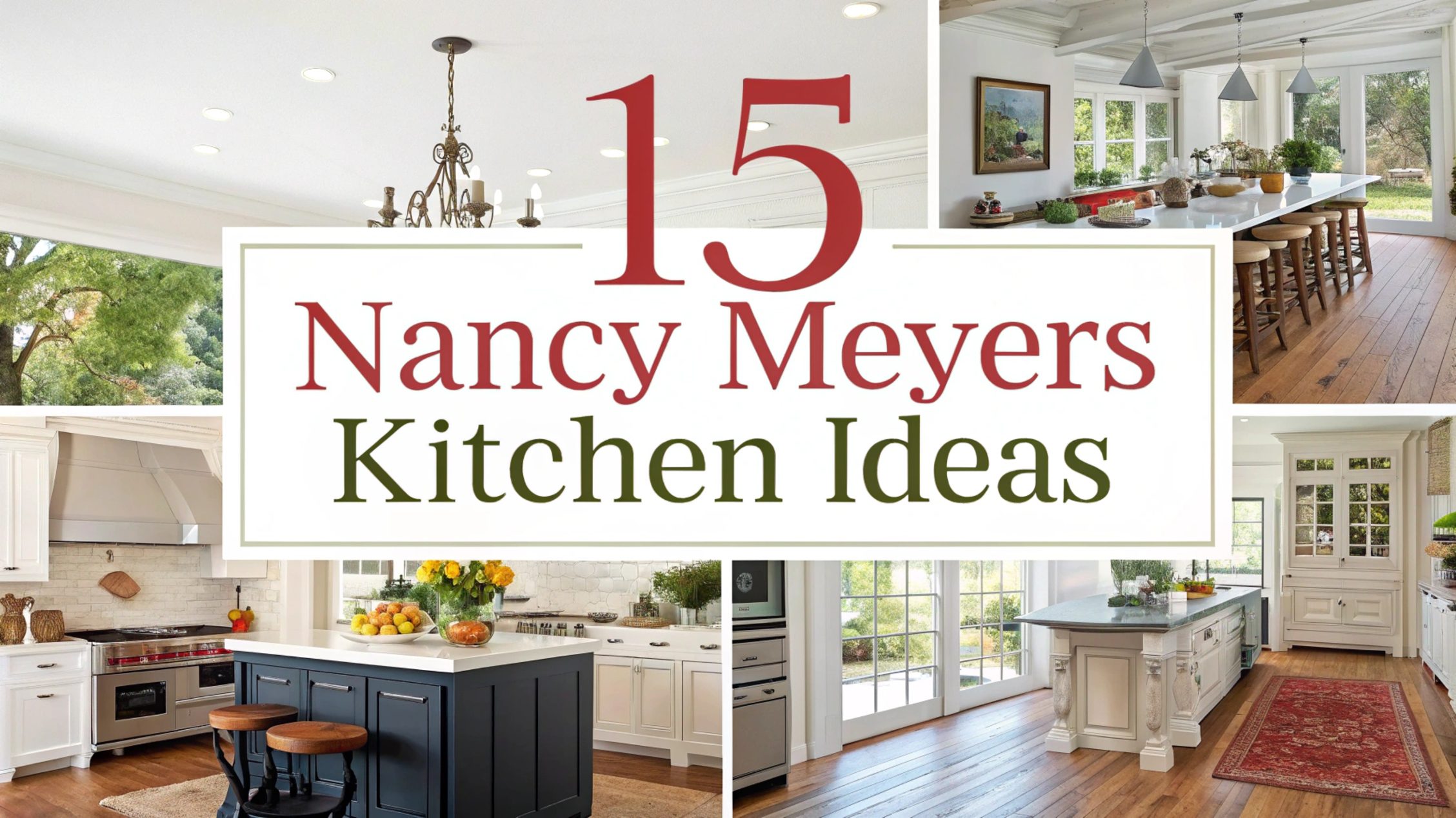 Nancy Meyers Kitchen Ideas