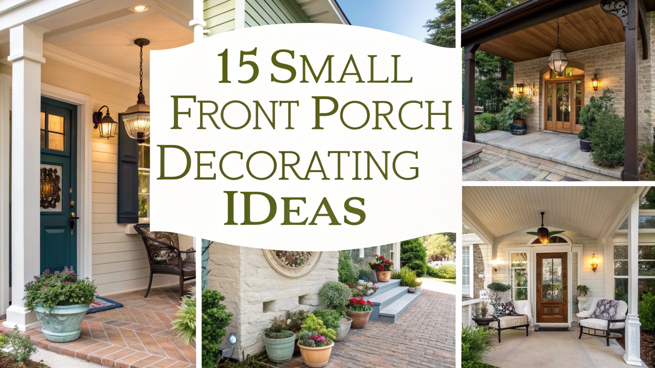 Small Front Porch Decorating Ideas