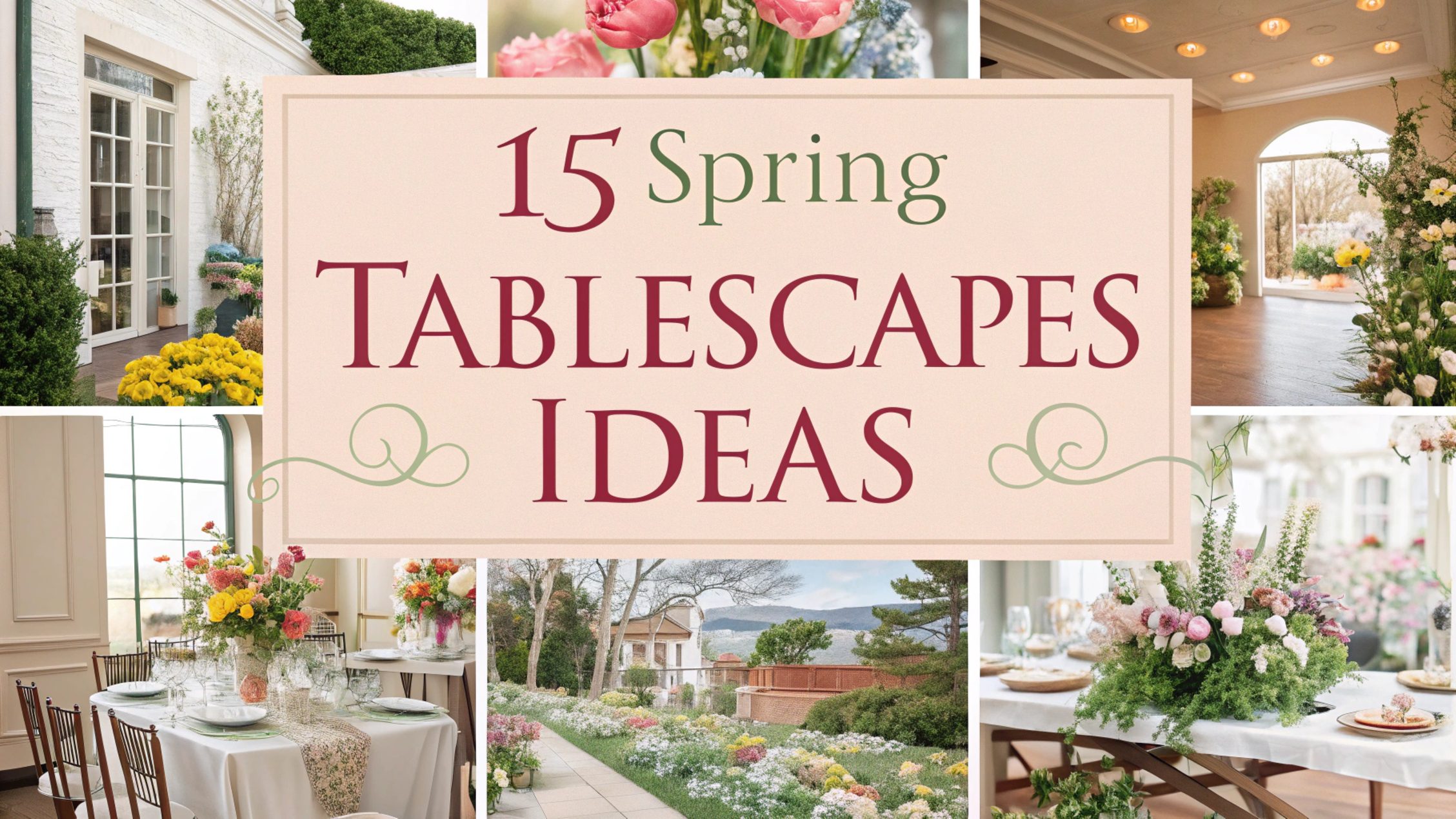 Spring Tablescapes Ideas