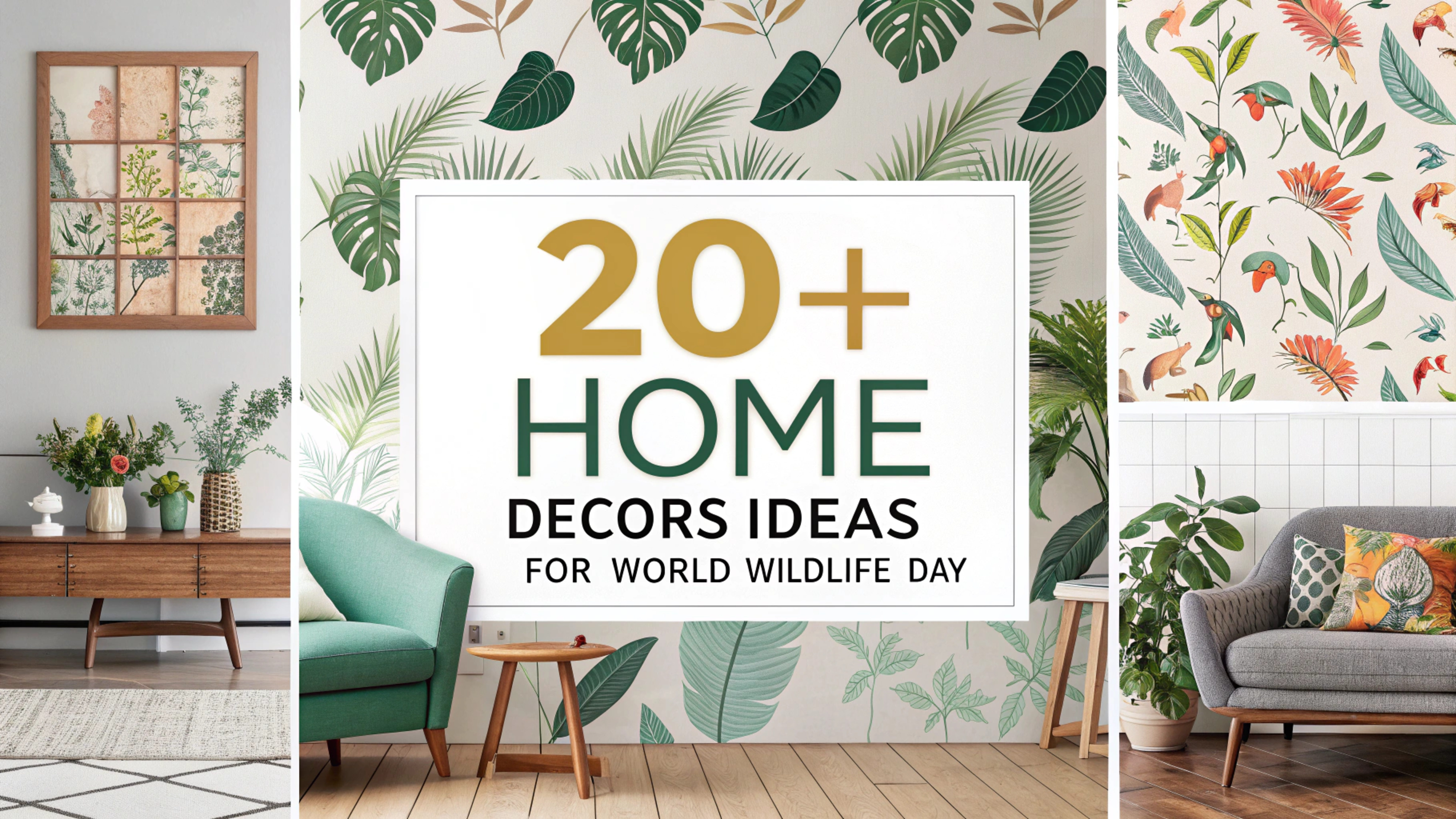 Home Decor Ideas for World Wildlife Day