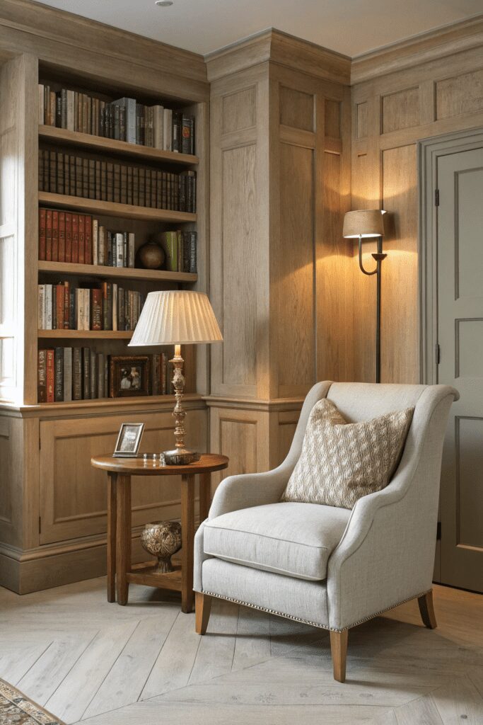 Benjamin Moore Pale Oak Ideas: 13. Use Pale Oak to Create a Cozy Reading Nook