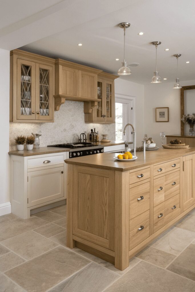 Benjamin Moore Pale Oak Ideas: 20. Transform Your Kitchen Island with Pale Oak Accents