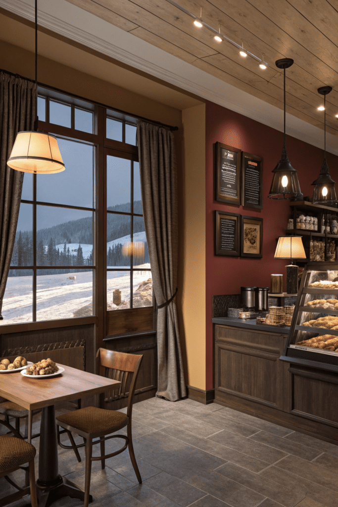 Benjamin Moore Swiss Coffee Ideas: 10. The Ultimate Swiss Coffee & Black High-Contrast Drama