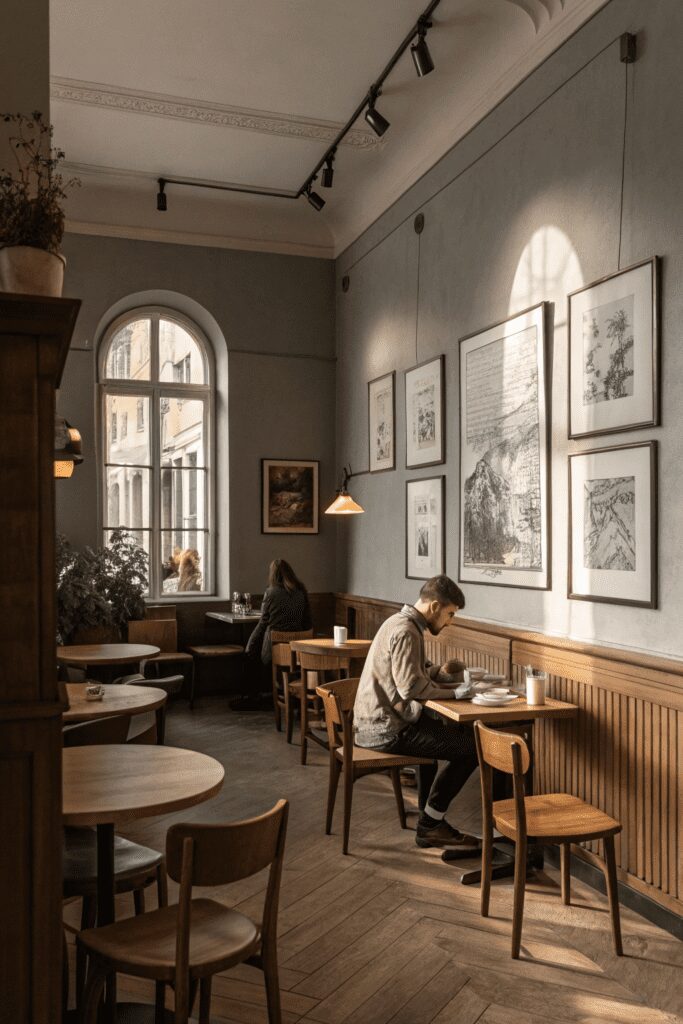Benjamin Moore Swiss Coffee Ideas: 14. Swiss Coffee & Charcoal: A Soft Monochrome Approach