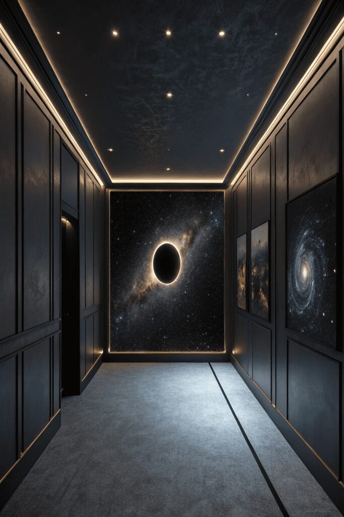 Black Rooms Ideas: 18. The Black Hole Experience