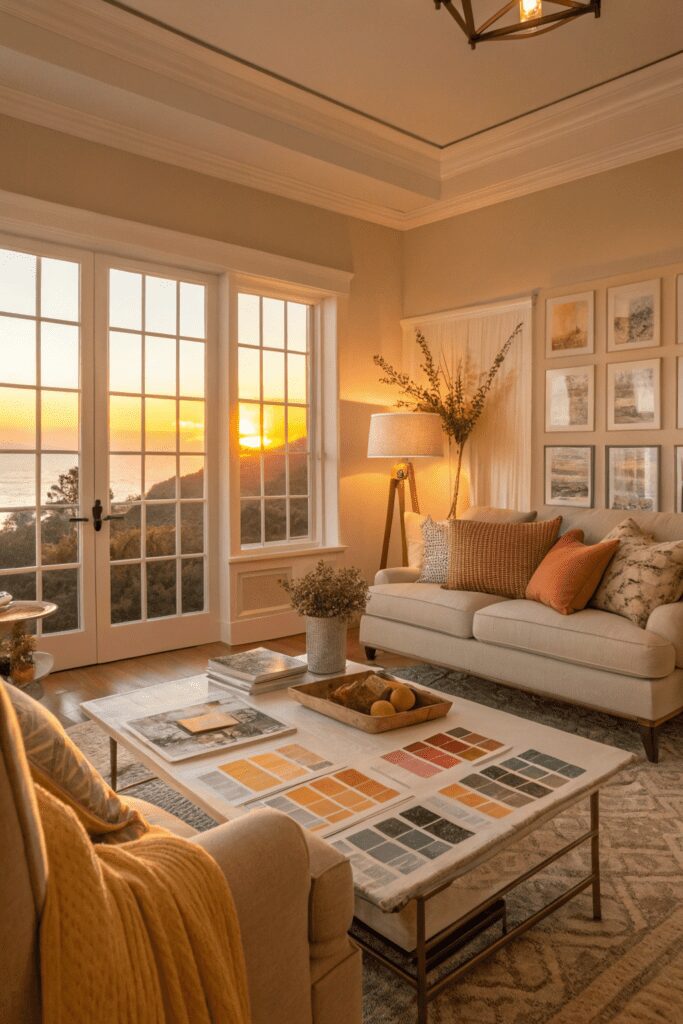 Paint Color Inspiration Ideas: 3. Golden Hour: Warmth and Radiance